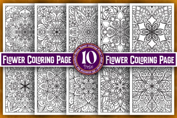 Adult Coloring Page Interior Bundle