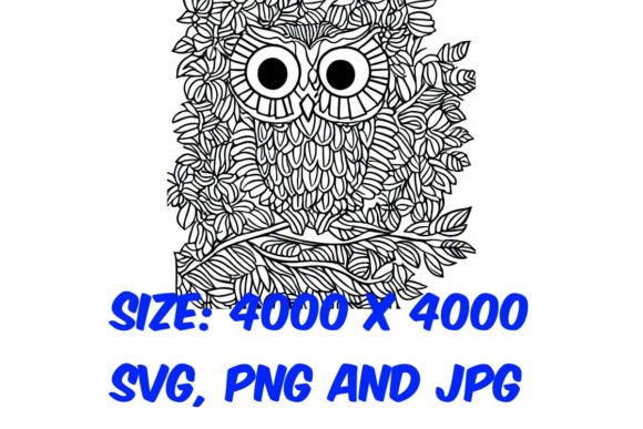 Amazing Owl Coloring Page for Adults