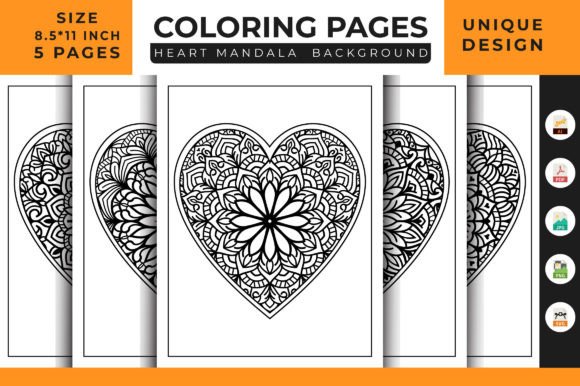 Heart Floral Mandala Coloring Pages 03: A Stitcher’s Take
