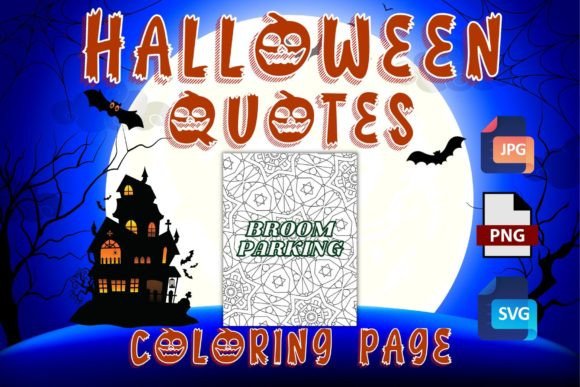 Mandala Halloween Quotes Coloring Page17 Graphics