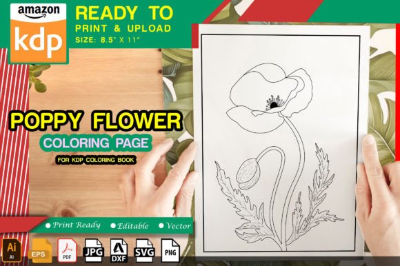 Poppy Flower Coloring Page: An Embroidery Designer's Review