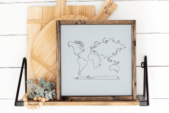 World Map Coloring Template Grafik: Graphics & Coloring Pages Amp